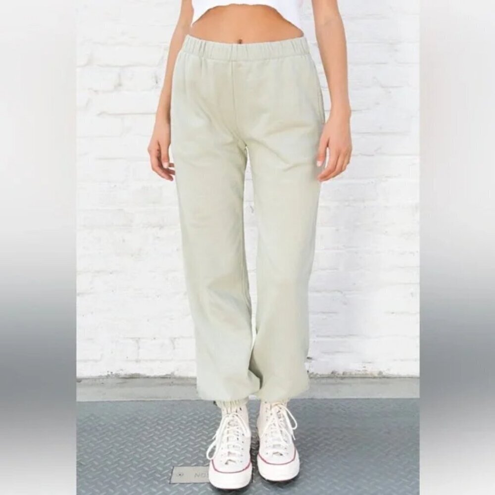 Brandy Melville John Galt Rosa Jogger Sweatpants Light Mint Green Loungewear OS